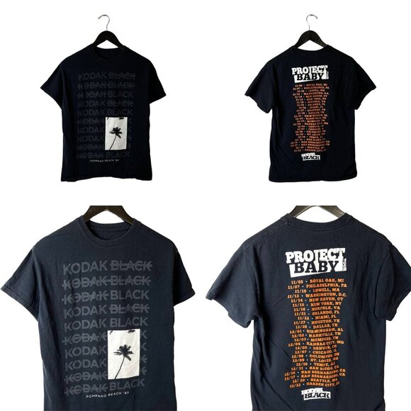2017 Kodak Black Rap Tee T Shirt Adult Black Small S Rapper Singer Graphic Solid - Picture 1 of 12